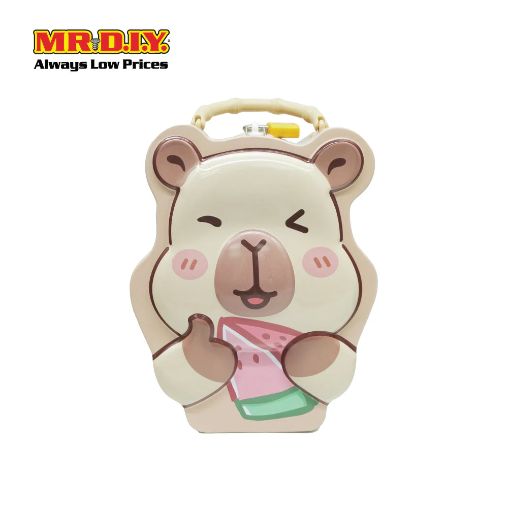 (MR.DIY) Steel Capybara Coin Bank (L19cm x W16cm x H6.5)