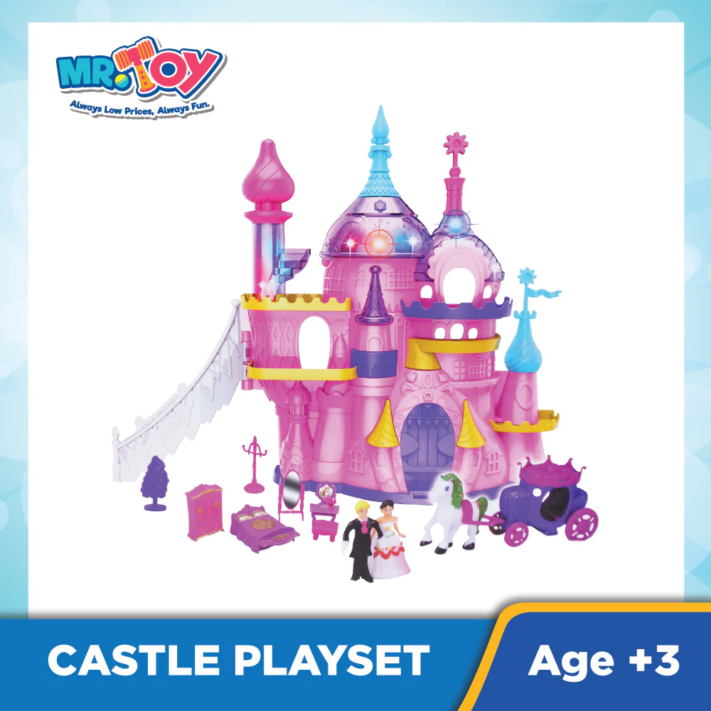 (MR.TOY) My Castle with Lighting and Music Playset