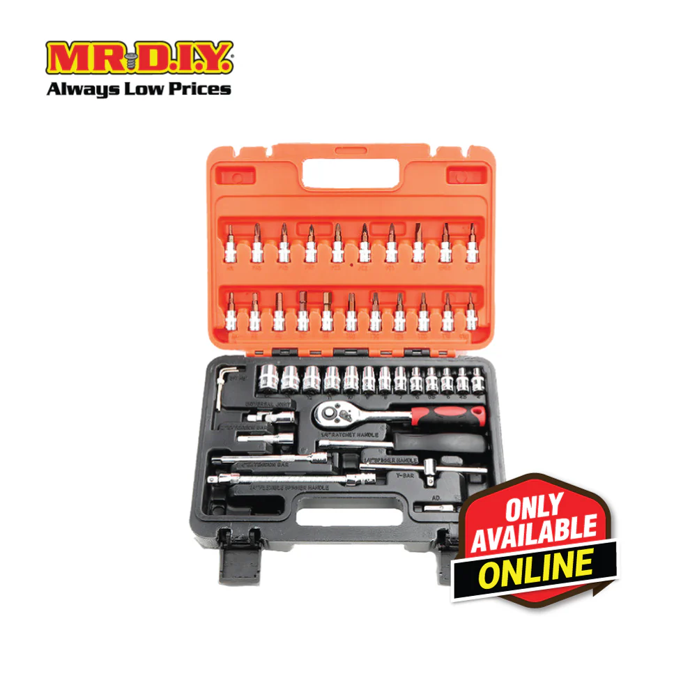 Socket Wrench Set 1/4" (46 pcs)