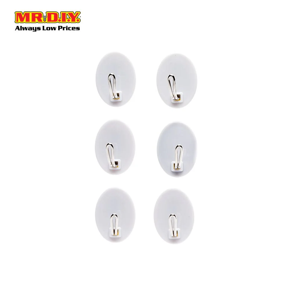 SEN BAO Sticky Hooks - Oval (6pc)
