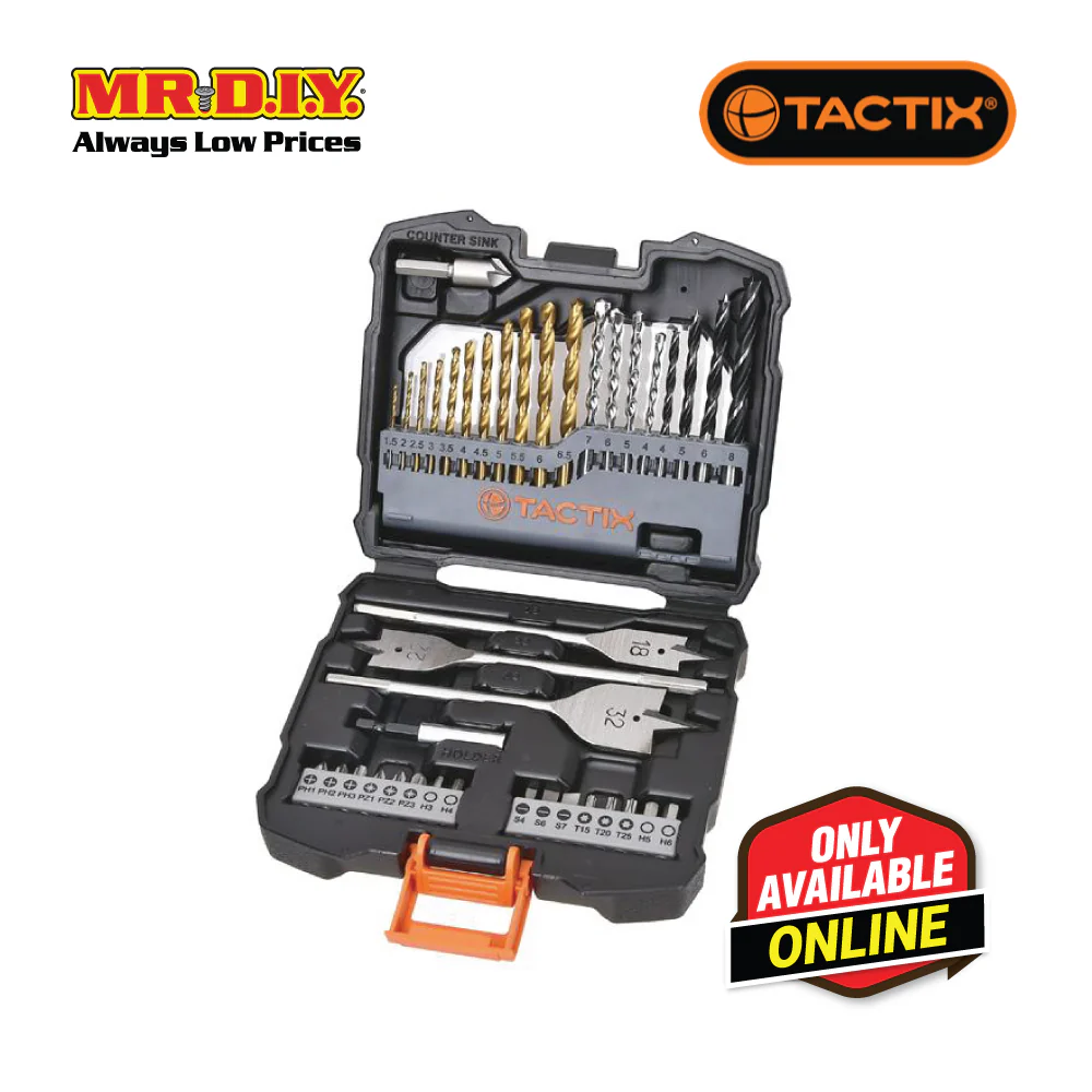 TACTIX Drill Bit Set (40 pieces)