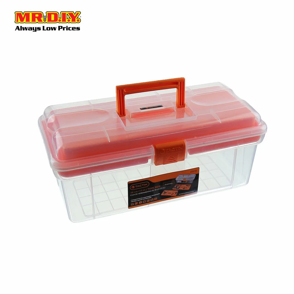 TACTIX Plastic Tool Box 15"