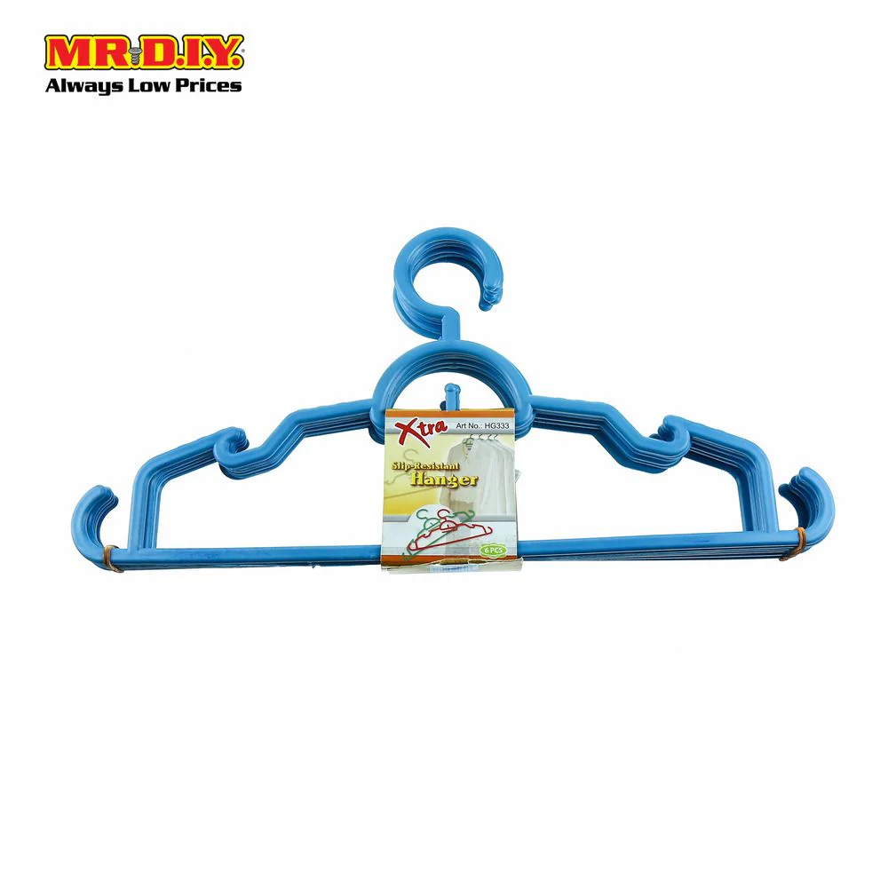 XTRA Slip-Resistant Plastic Clothes Hanger (36 x 17.5cm) (6pcs) - Image 10